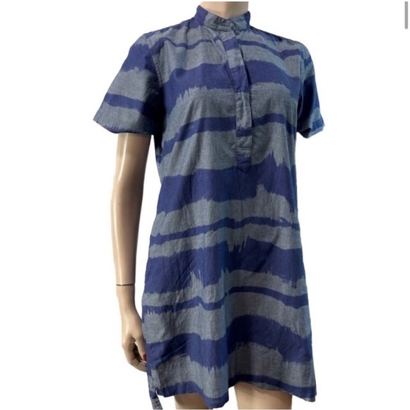 Ann Mashburn Blue and Gray Dress - Picture 2 of 12